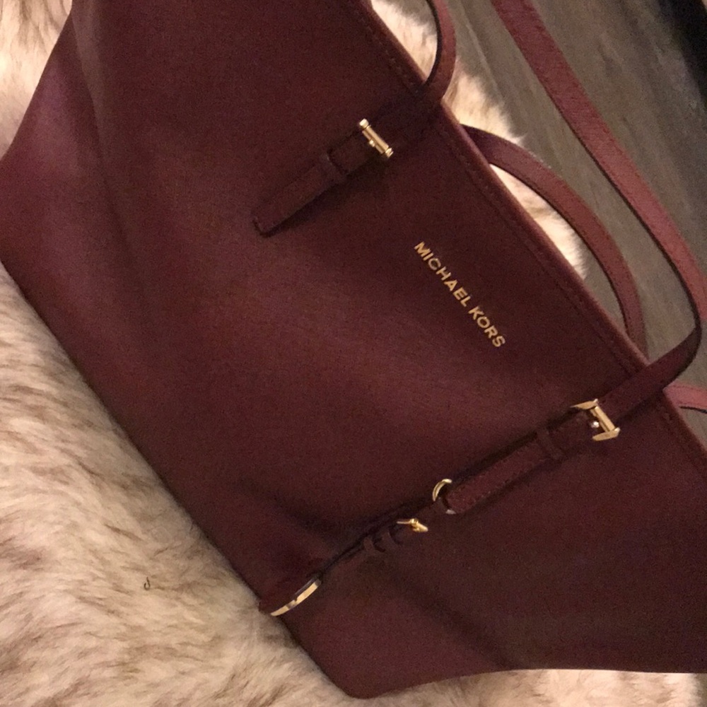 Michael Kors Large Burgundy tote